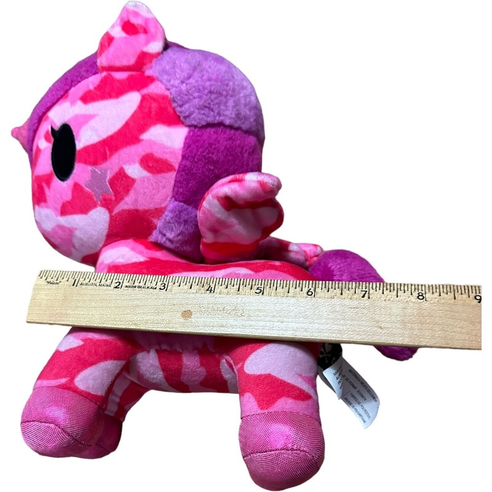 TOKIDOKI PINK G.I. Jane Special Edition 11” Plush Stuffed Animal Unicorn Aurora - Picture 6 of 10